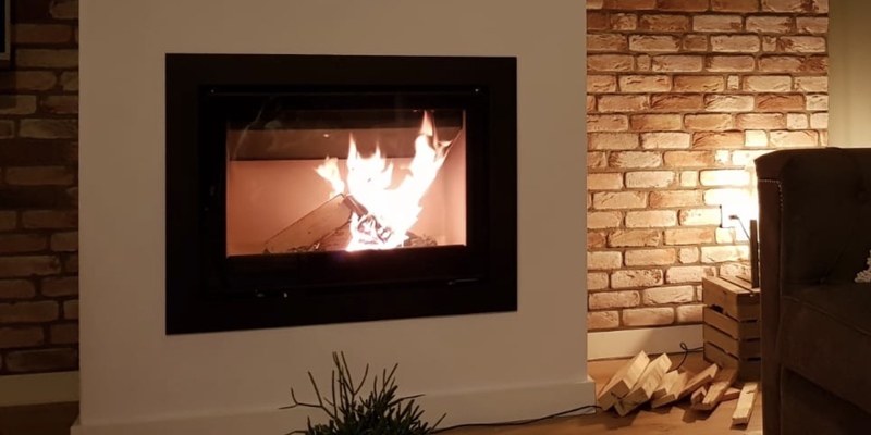 woonkamer inbouw front schouw wit sfeervol & klassiek hout rechthoekig 